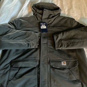 NWT Carhartt Super Dux relaxed fit jacket XL. Dark Grey